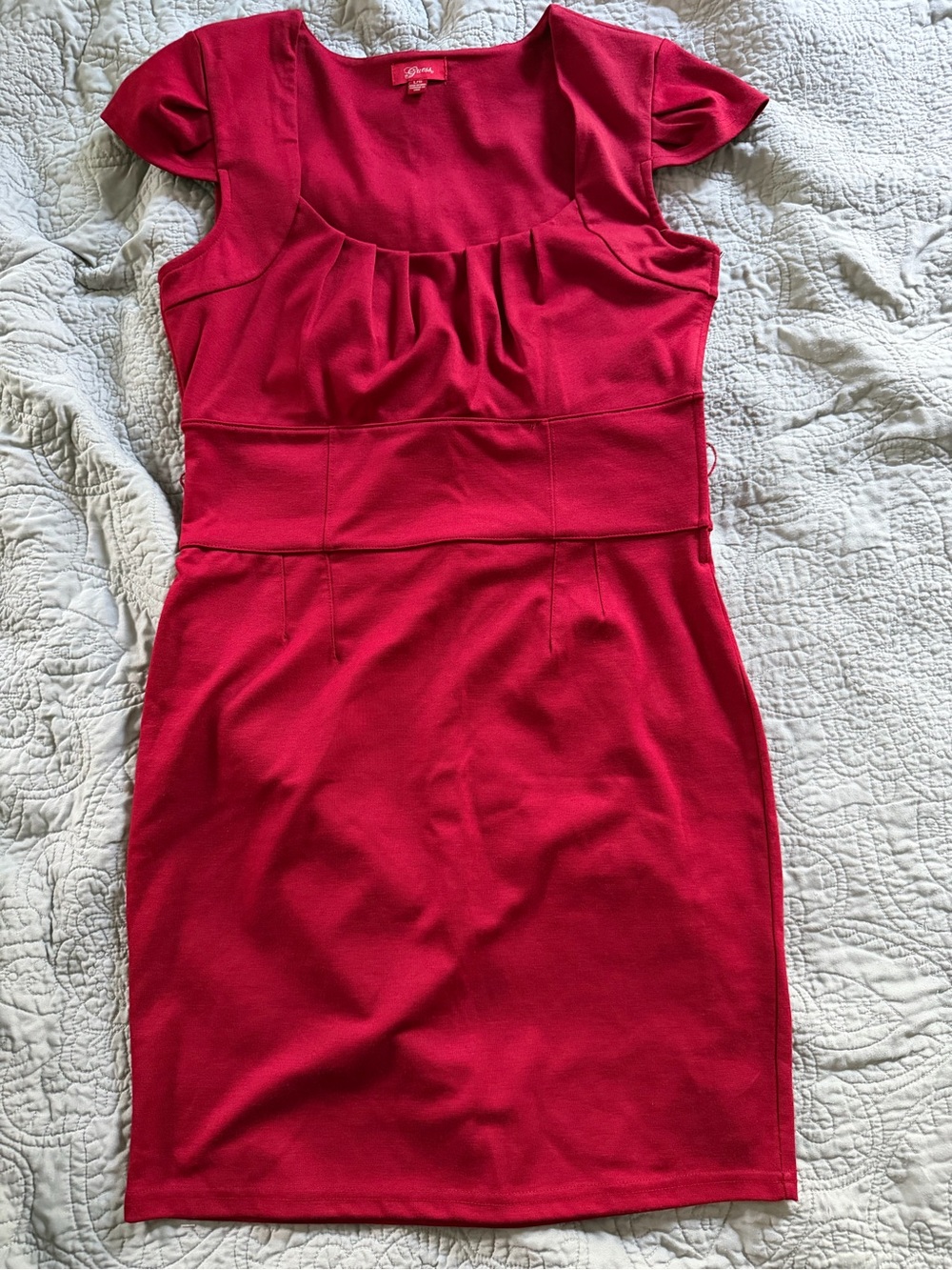 Y2K vibrant red Guess dress